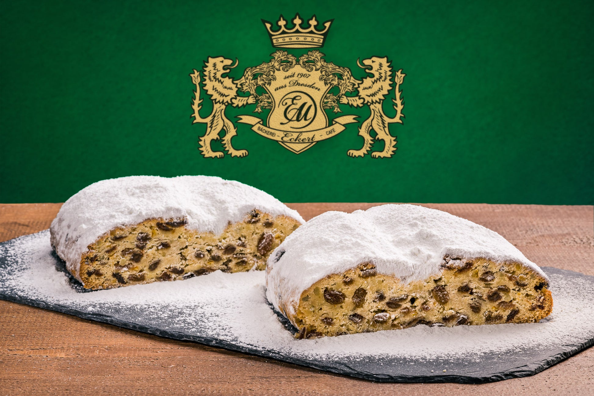 2 x 1/2 Dresdner Christstollen ® 1 kg