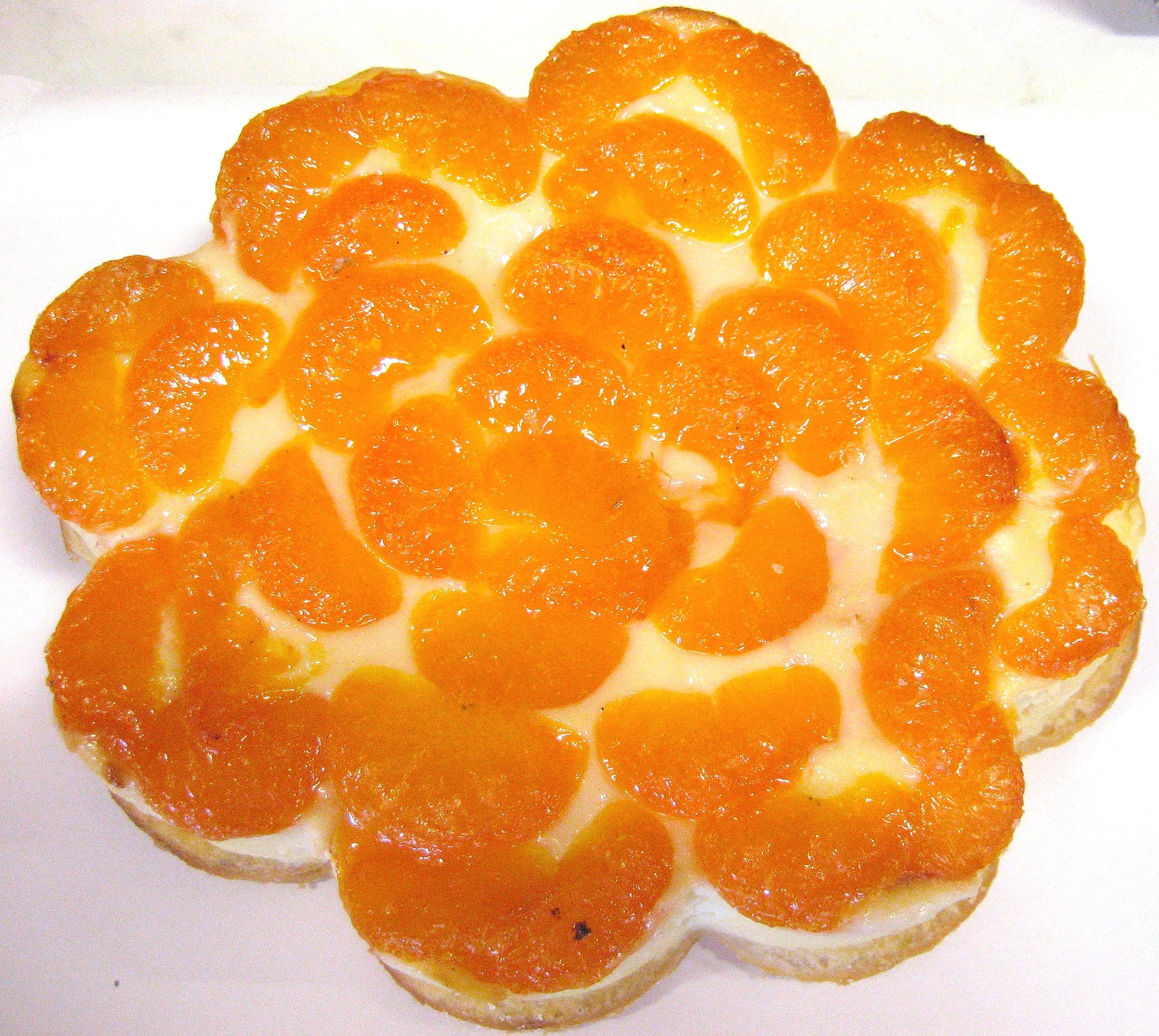 Quarkblume mit Mandarinen